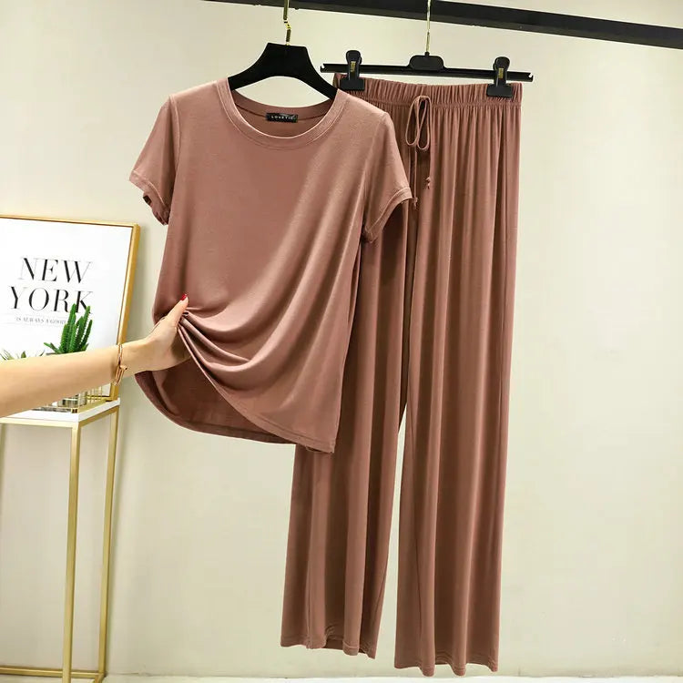 Short Sleeve Casual Pajamas