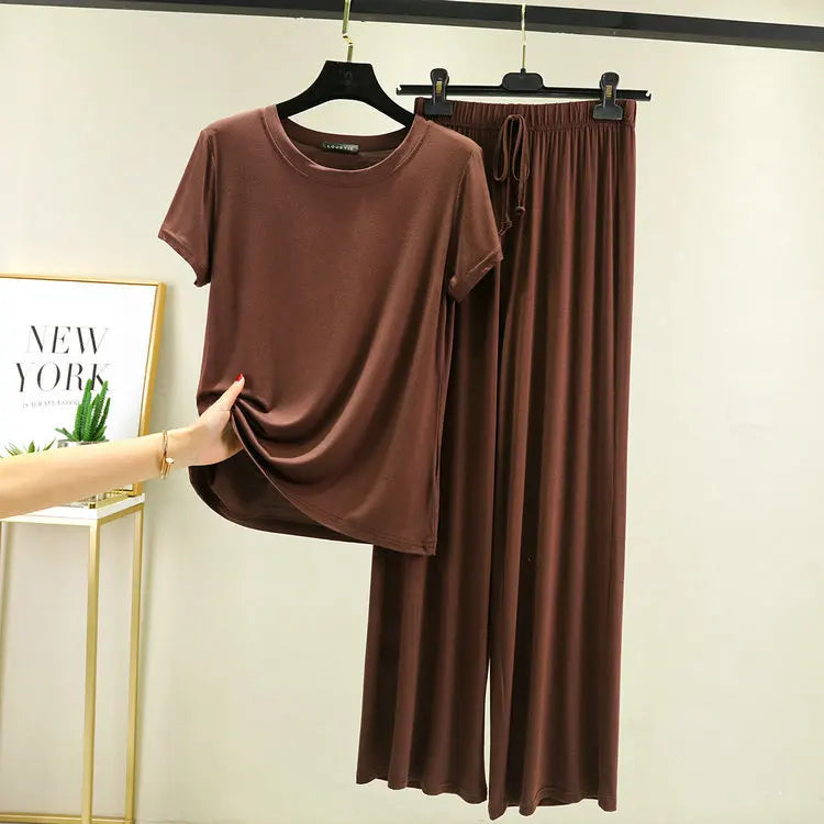 Short Sleeve Casual Pajamas