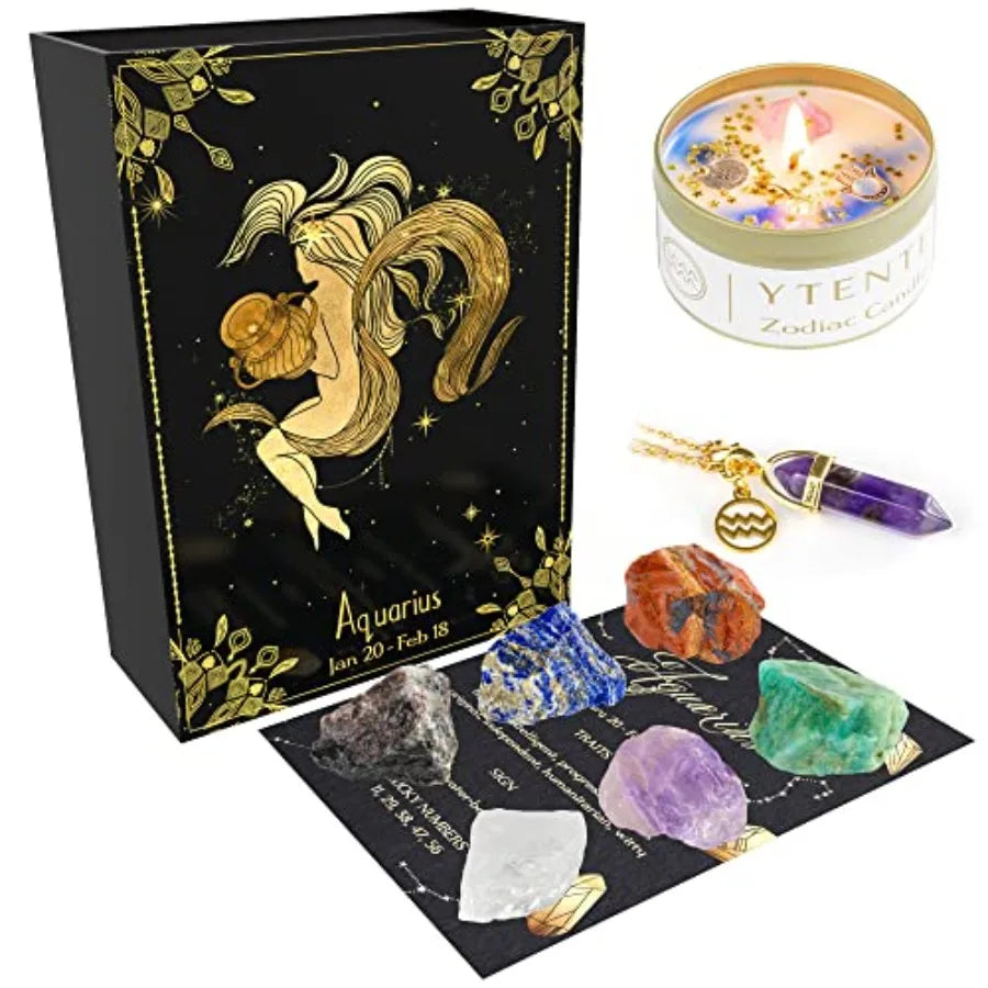 Crystals Healing Stone Gift Set