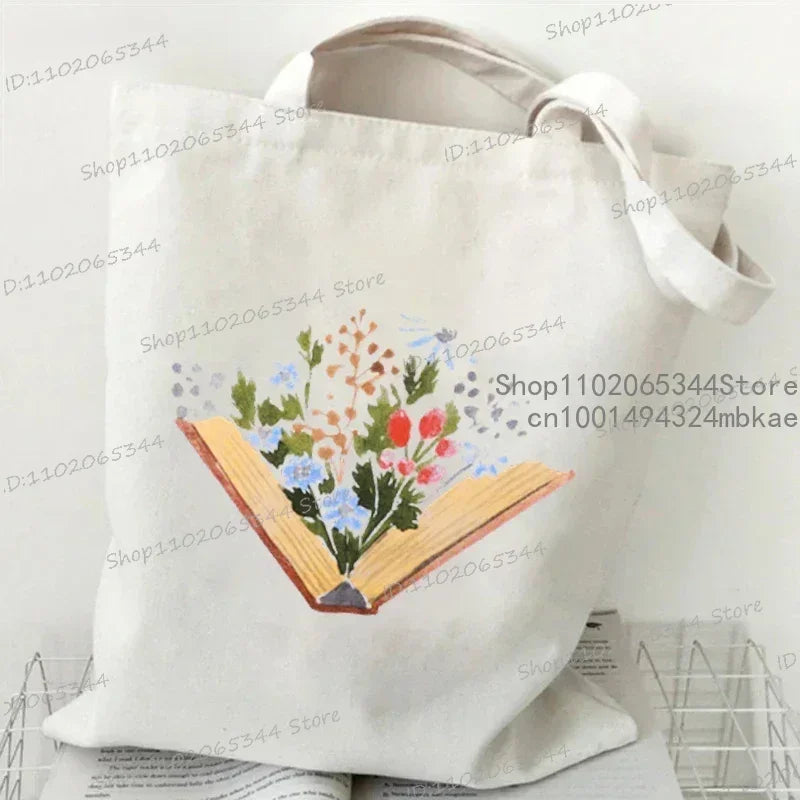Canvas Tote Book Bag