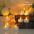 6/12/24pcs Flameless LED Candles