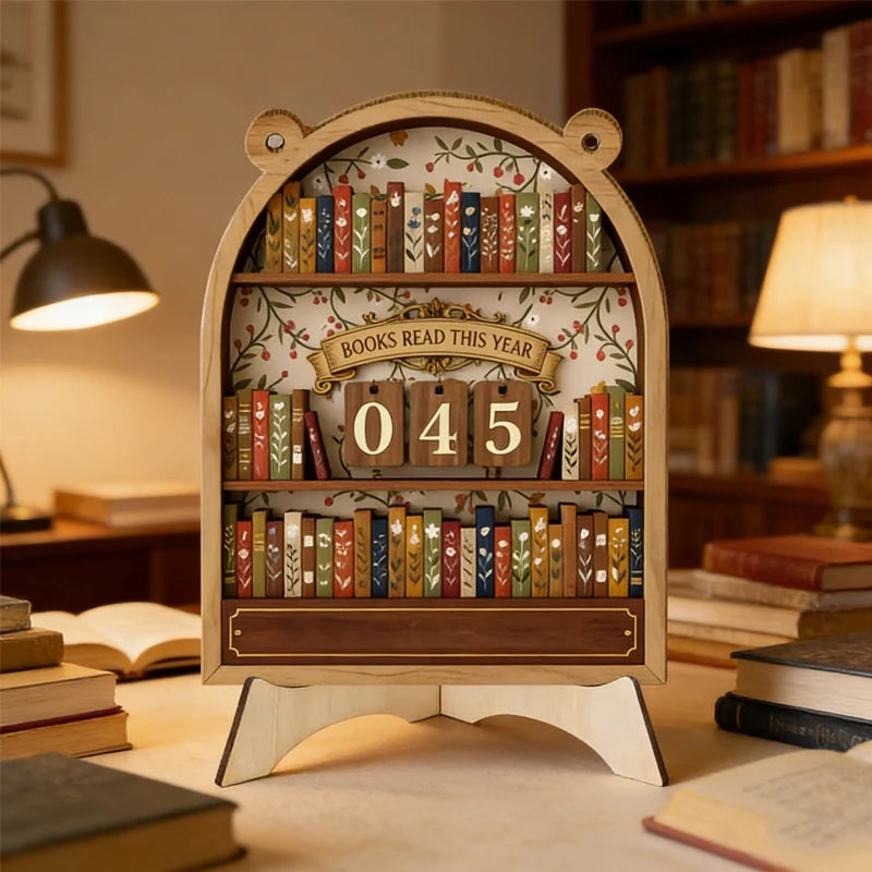 Desk Wooden Reading Tracker