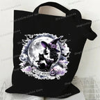 Canvas Witch Gothic Shoulder Bag