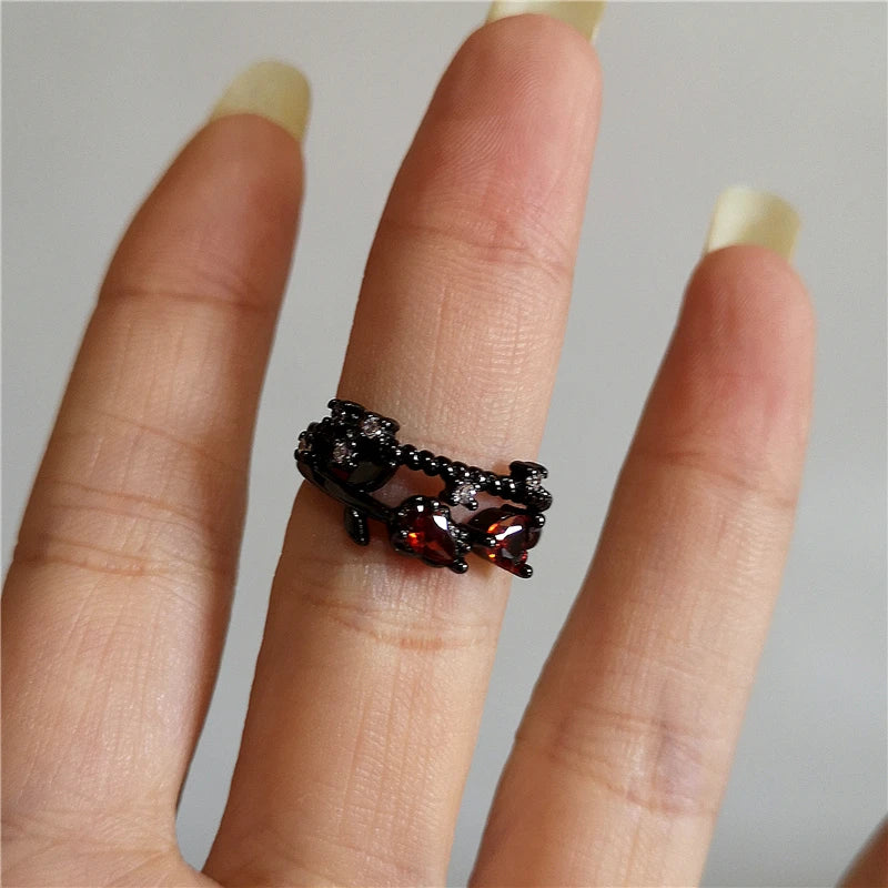 Gothic Black and Silver Jewelry