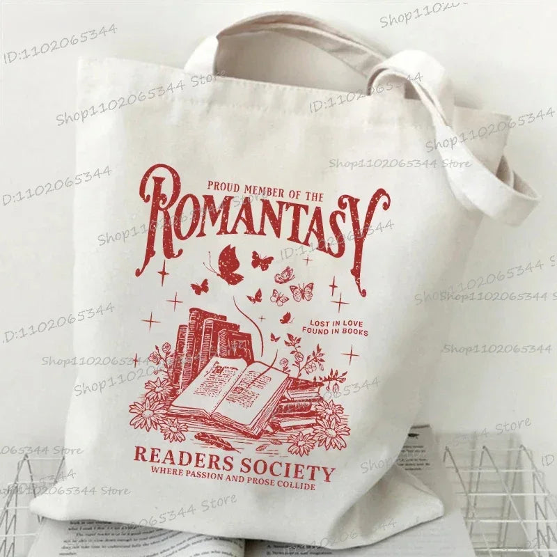 Fantasy Readers Canvas Shoulder Bags