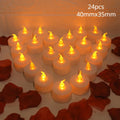 6/12/24pcs Flameless LED Candles