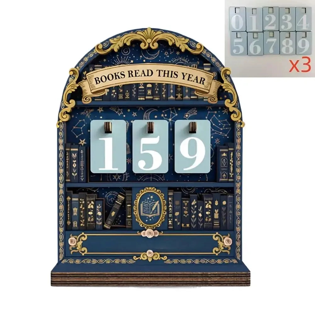 Desk Wooden Reading Tracker