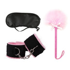 Adult  Leather Three Piece Bondage Set