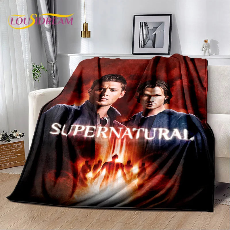 Supernatural TV Show Throw Blanket