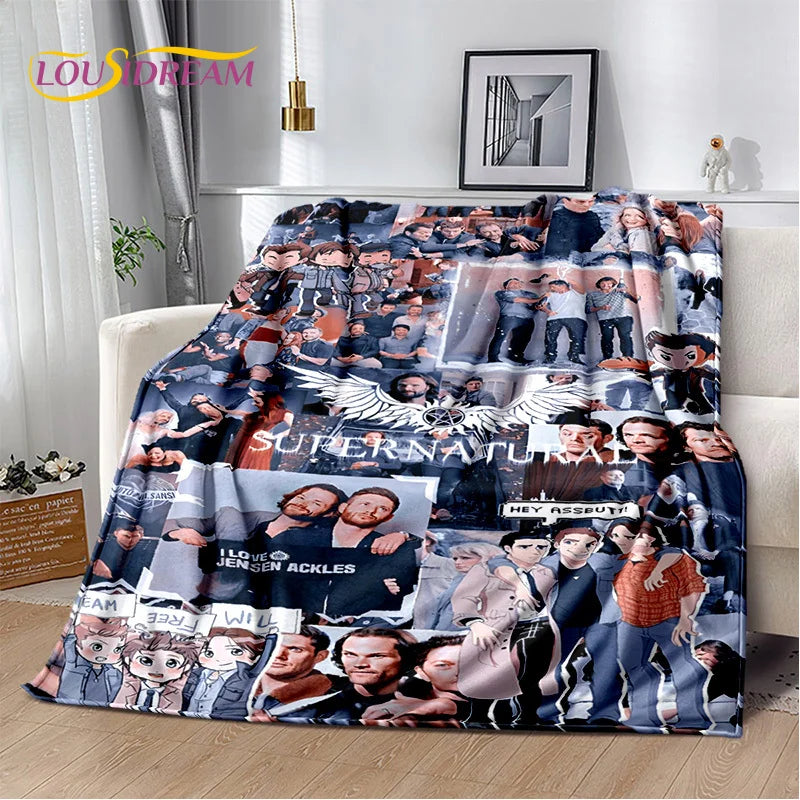 Supernatural TV Show Throw Blanket