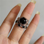 Gothic Black and Silver Jewelry