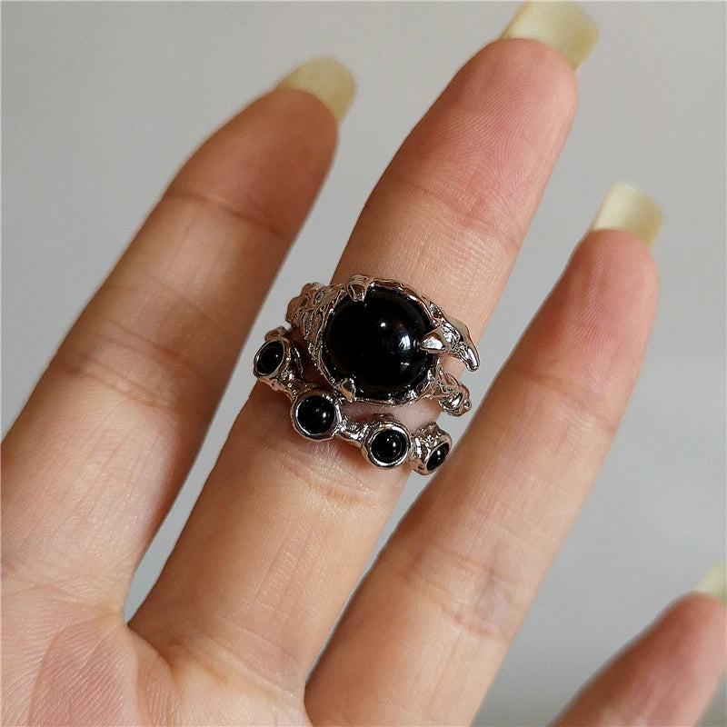 Gothic Black and Silver Jewelry