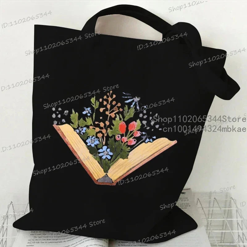 Canvas Tote Book Bag