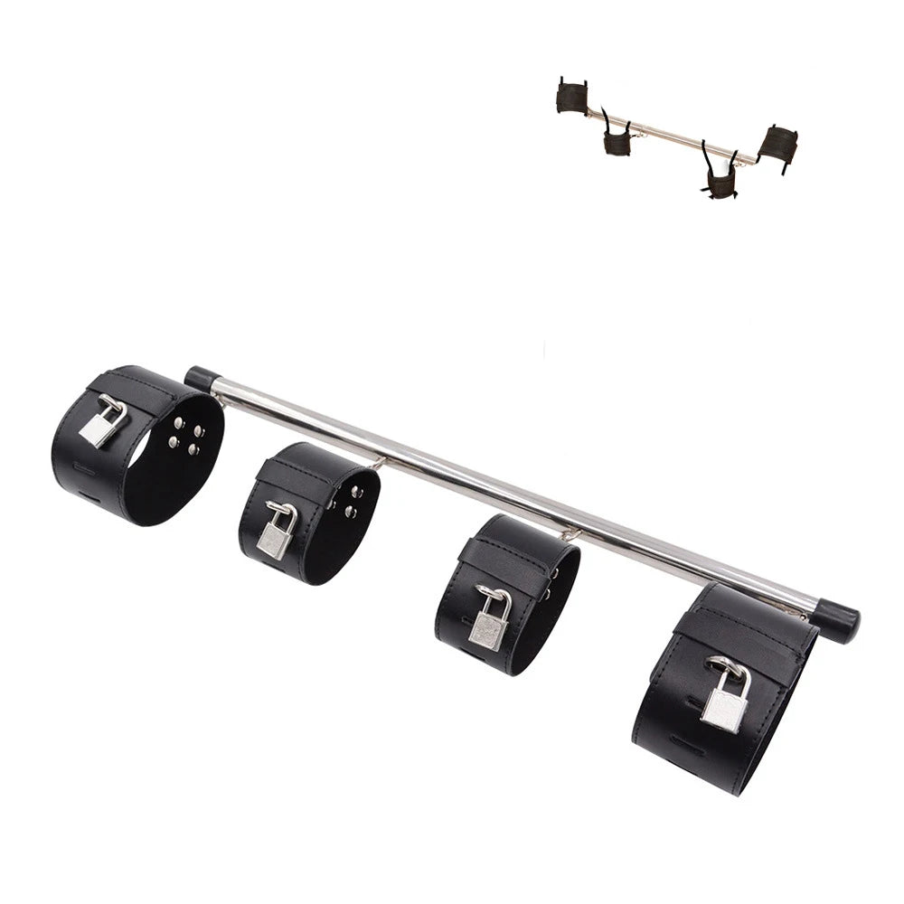 Sex Bondage Bar Spreader Toys BDSM Handcuffs SM Slave Leg Restraint Adjustable Handcuffs Open Thigh Bondage Gear 18 Sex Toy Kits