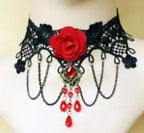 Cosplay medieval necklace gothic vampire