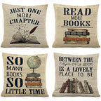 Home Décor Reading Pillow Covers