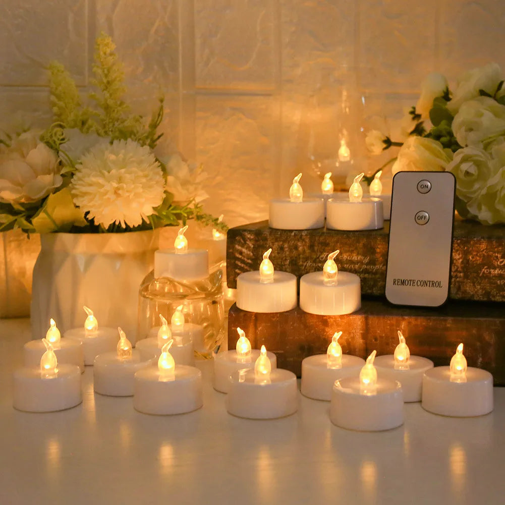 6/12/24pcs Flameless LED Candles