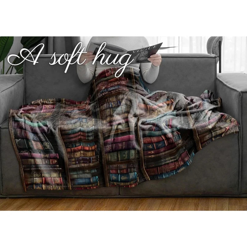 Book Lovers Throw Blanket