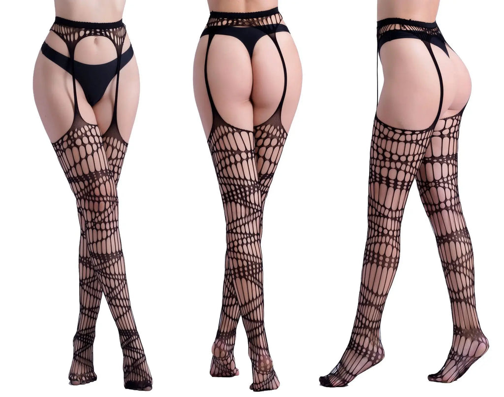 Fishnet Garter Belt Stocking