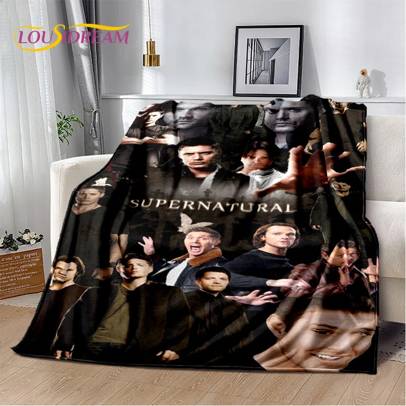 Supernatural TV Show Throw Blanket