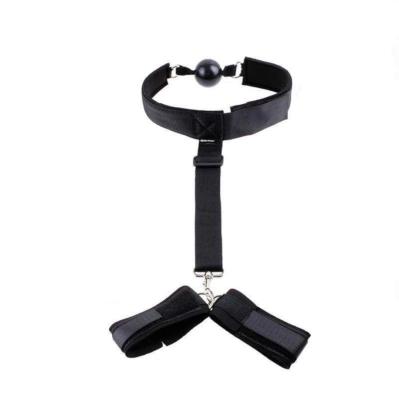 BDSM Handcuff Mouth Gag Sex Toy Set