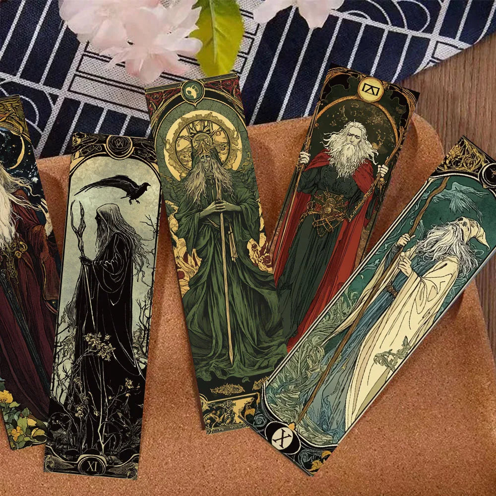Gothic style Dark Wizard Bookmarks