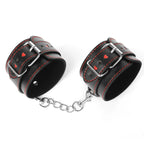 3pcs/Set High Quality Heart Leather Bondage Kit