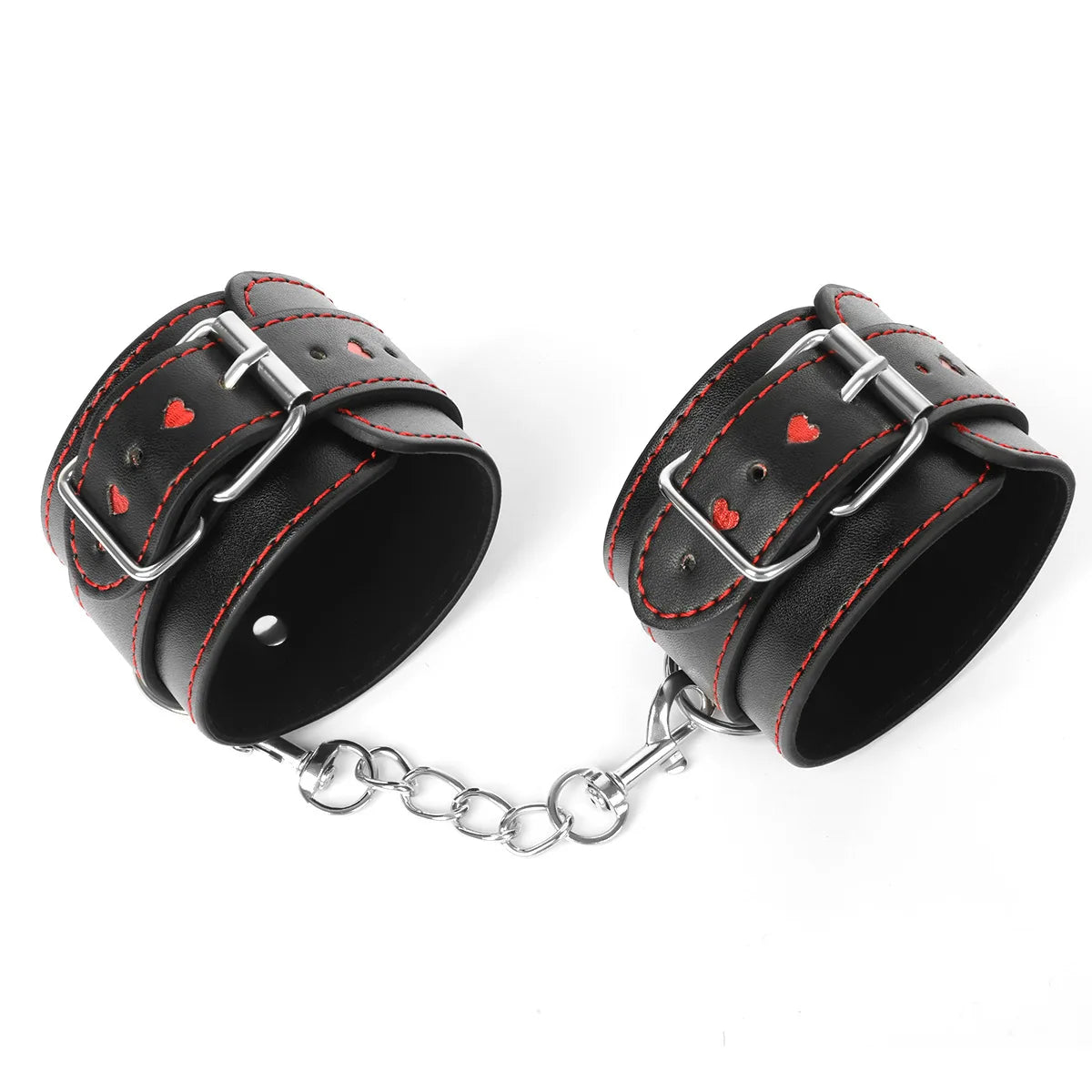 3pcs/Set High Quality Heart Leather Bondage Kit