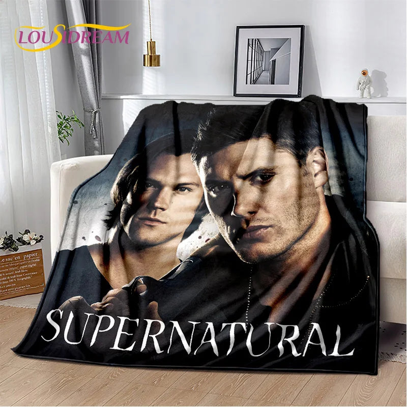 Supernatural TV Show Throw Blanket