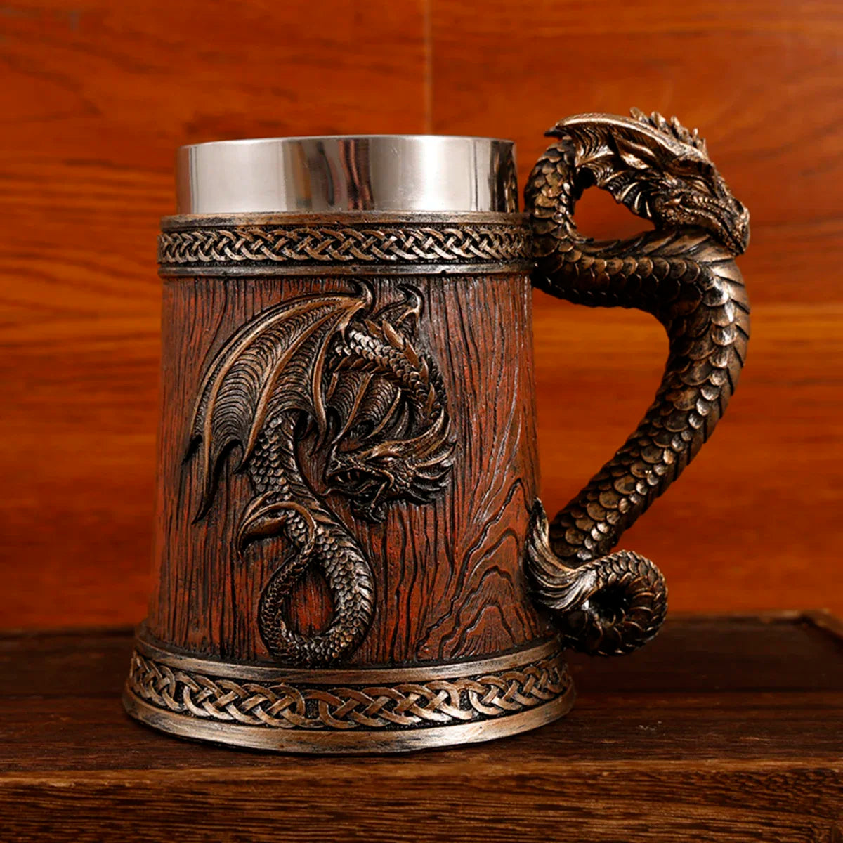 2025 Medieval Dragon Coffee Mug Stein Cup