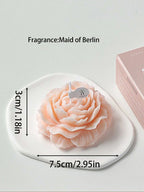 3D Peony Aromatic Candles