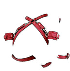 Adjustable Leather Bondage Set Waist Belt
