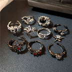Gothic Black and Silver Jewelry