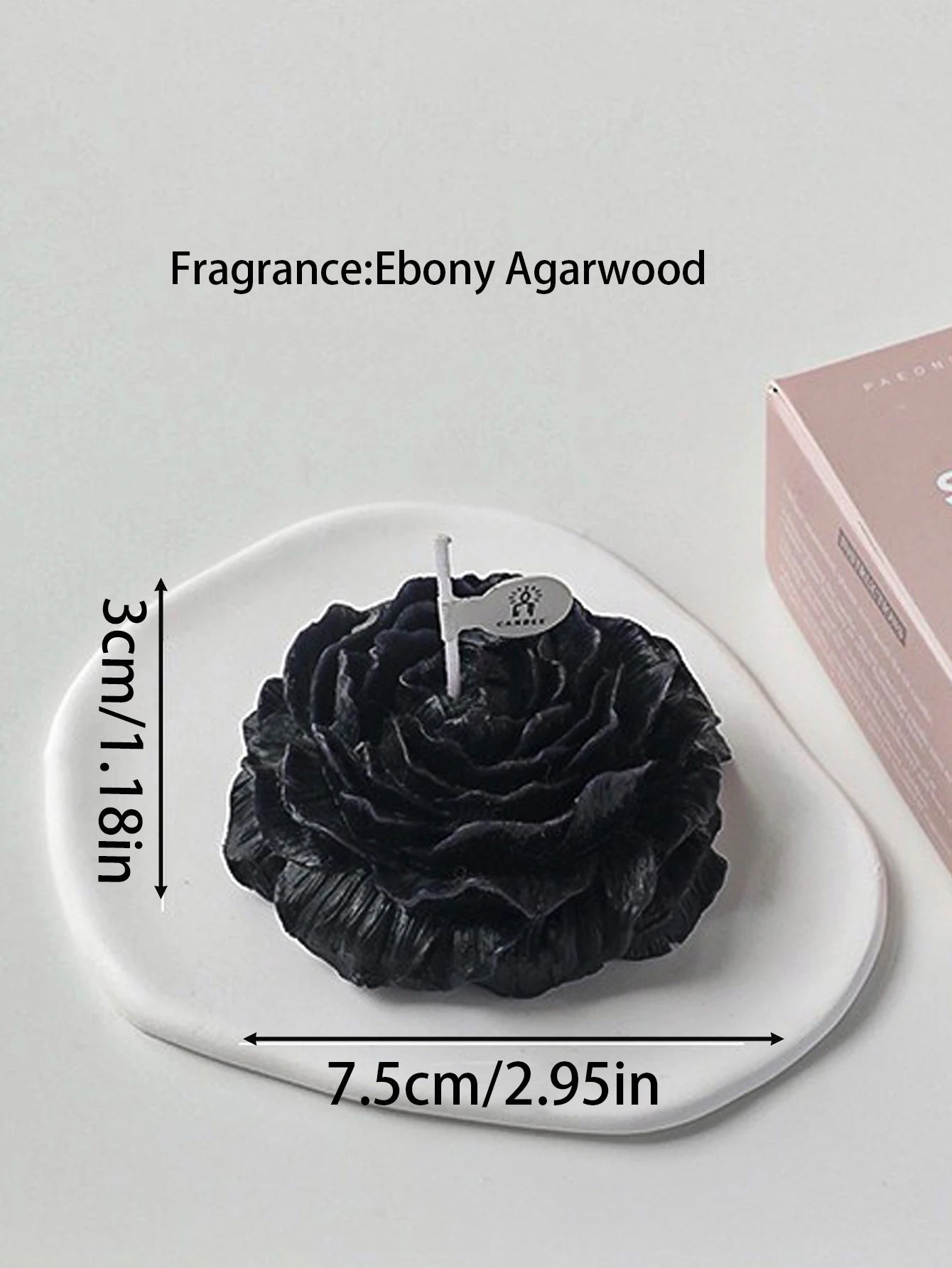 3D Peony Aromatic Candles