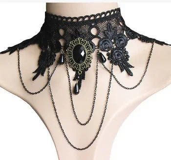 Cosplay medieval necklace gothic vampire
