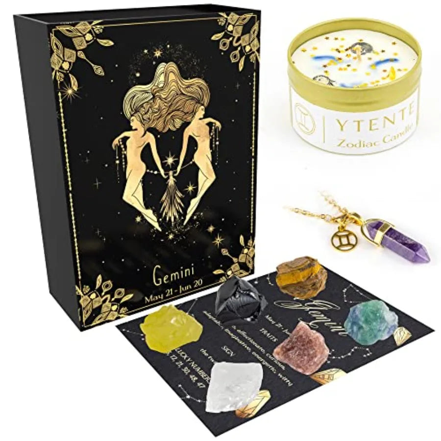 Crystals Healing Stone Gift Set