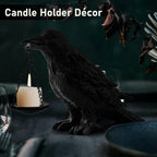 Gothic Raven Tealight Candle Holder