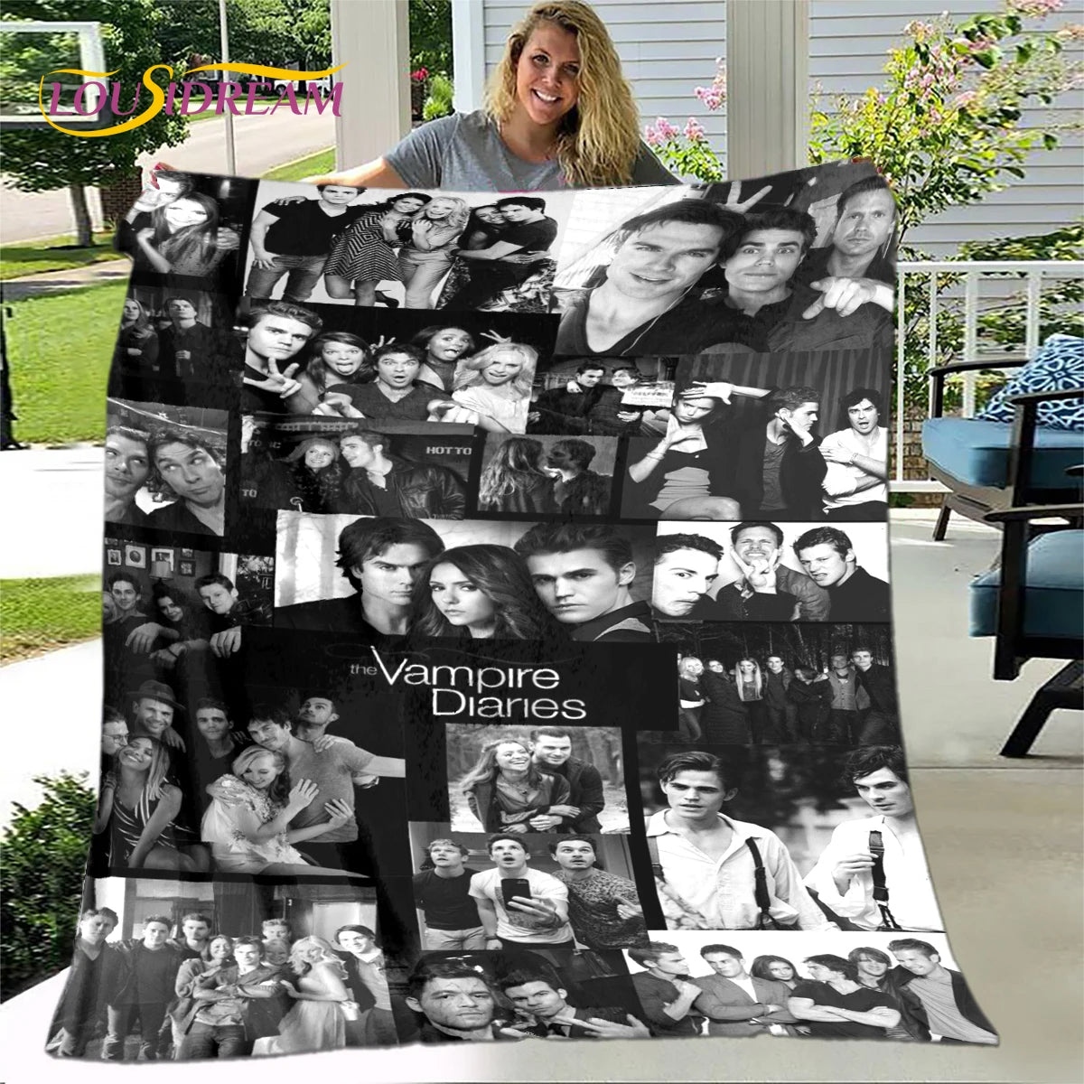 The Vampire Diaries Soft Throw Blanket