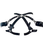 Adjustable Leather Bondage Set Waist Belt