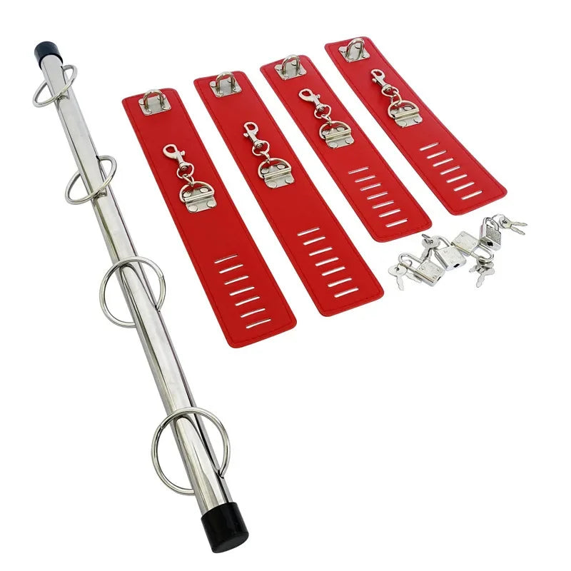 Sex Bondage Bar Spreader Toys BDSM Handcuffs SM Slave Leg Restraint Adjustable Handcuffs Open Thigh Bondage Gear 18 Sex Toy Kits