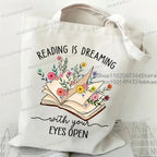 Canvas Tote Book Bag