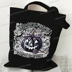 Canvas Witch Gothic Shoulder Bag