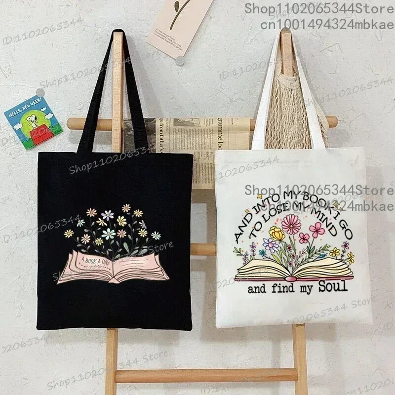 Canvas Tote Book Bag