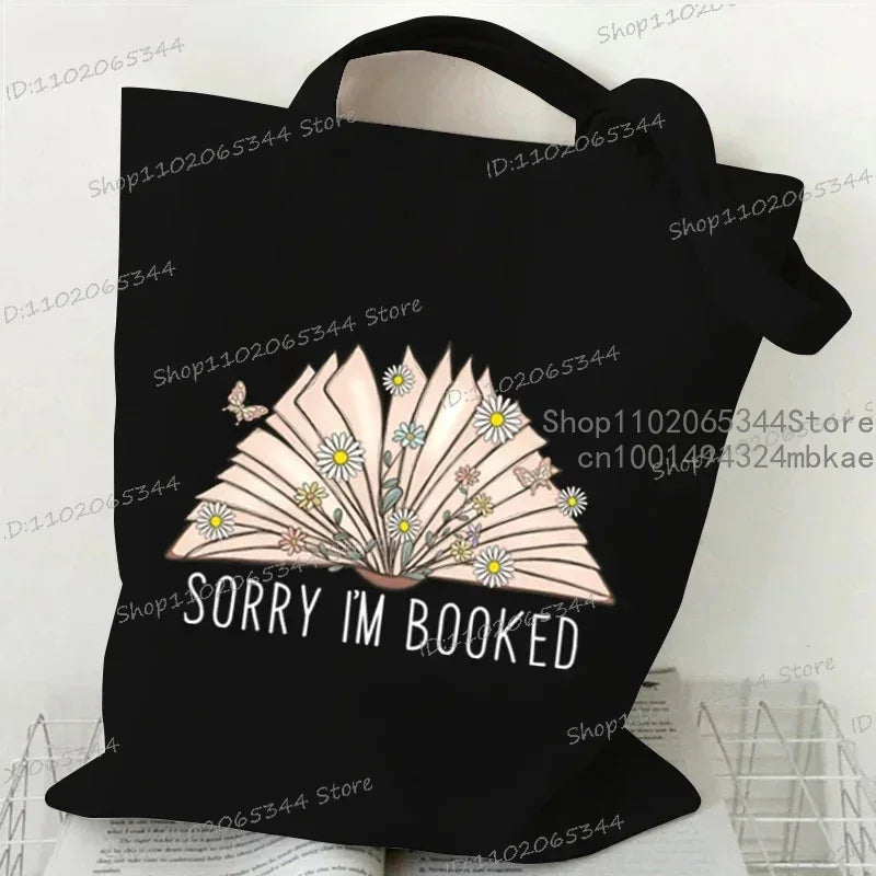 Canvas Tote Book Bag