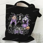 Canvas Witch Gothic Shoulder Bag