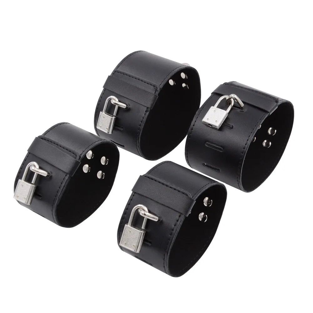 Sex Bondage Bar Spreader Toys BDSM Handcuffs SM Slave Leg Restraint Adjustable Handcuffs Open Thigh Bondage Gear 18 Sex Toy Kits