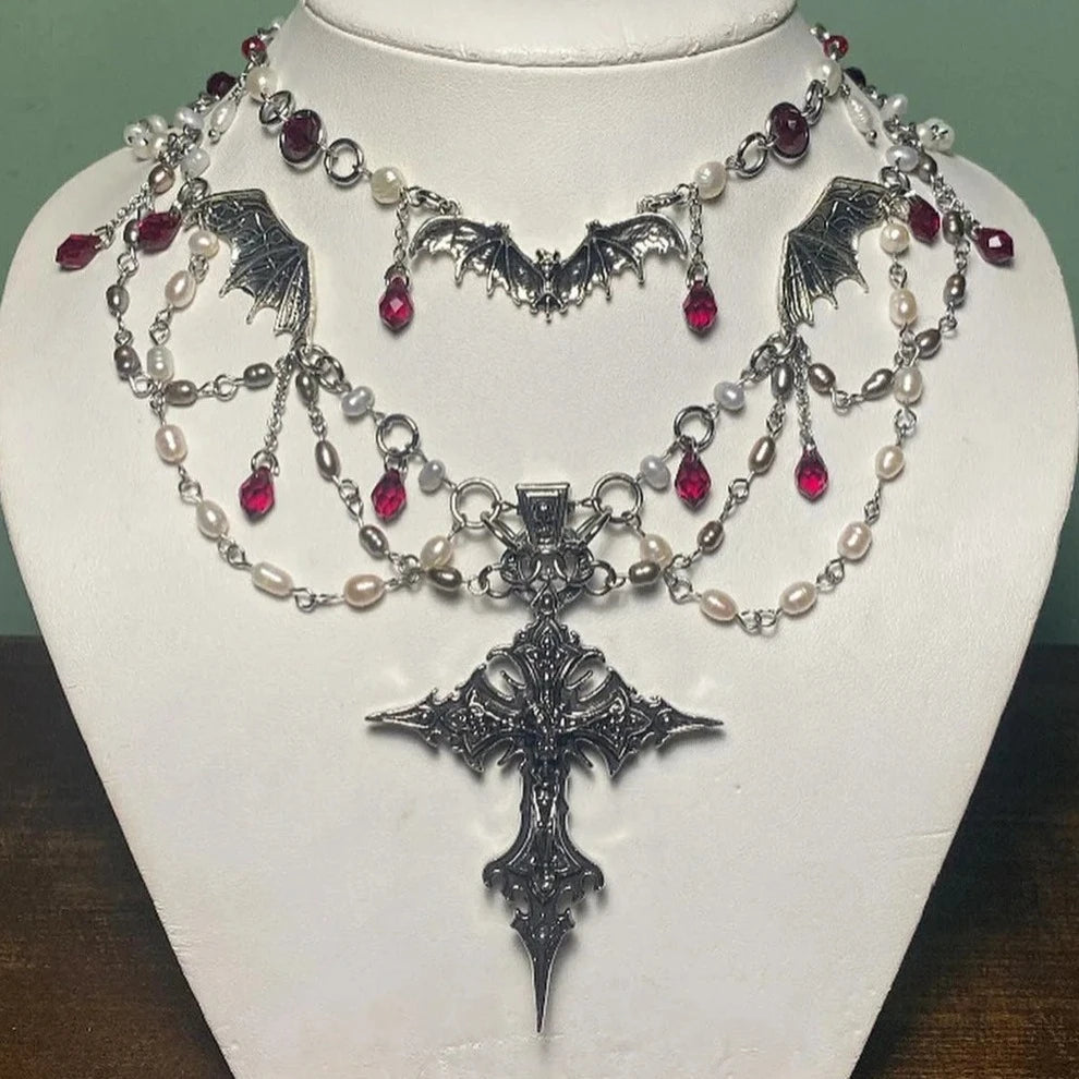 Gothic Vampire Choker Necklace