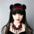 Gothic style Vampire Cross Headpiece