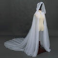Medieval Gothic Vampire Hooded Cape