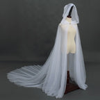 Medieval Gothic Vampire Hooded Cape